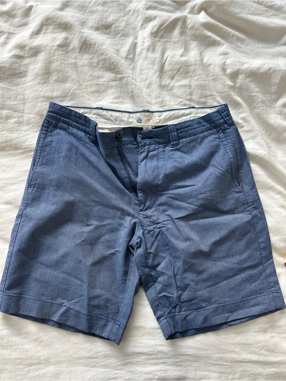 Men's JCREW Blue Casual Chino Shorts 32w